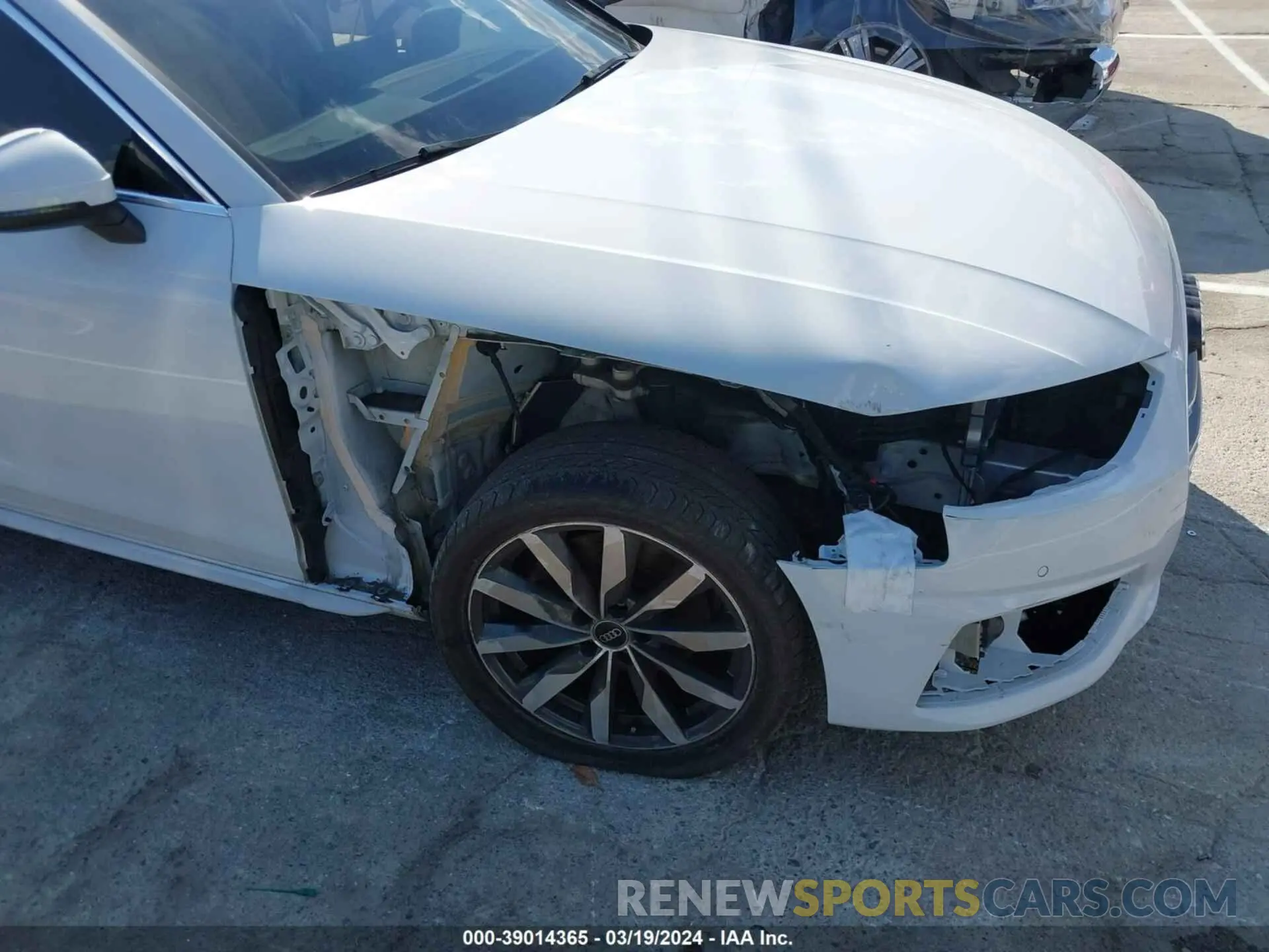 6 fotografías del automóvil dañado WAUABAF40PN006969 AUDI A4 2023