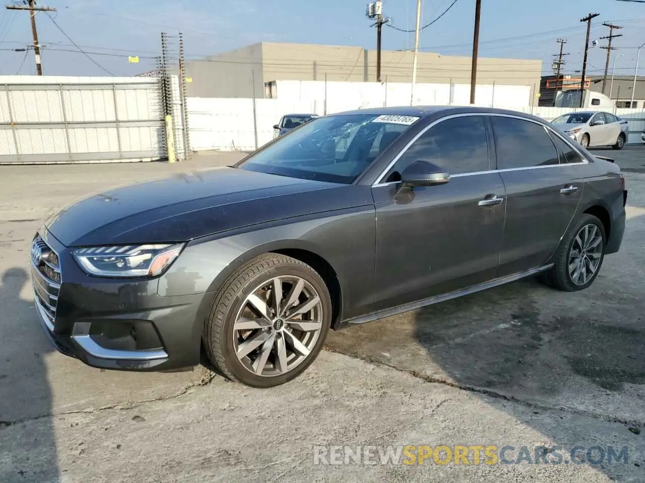 1 fotografías del automóvil dañado WAUABAF40PN020371 AUDI A4 2023