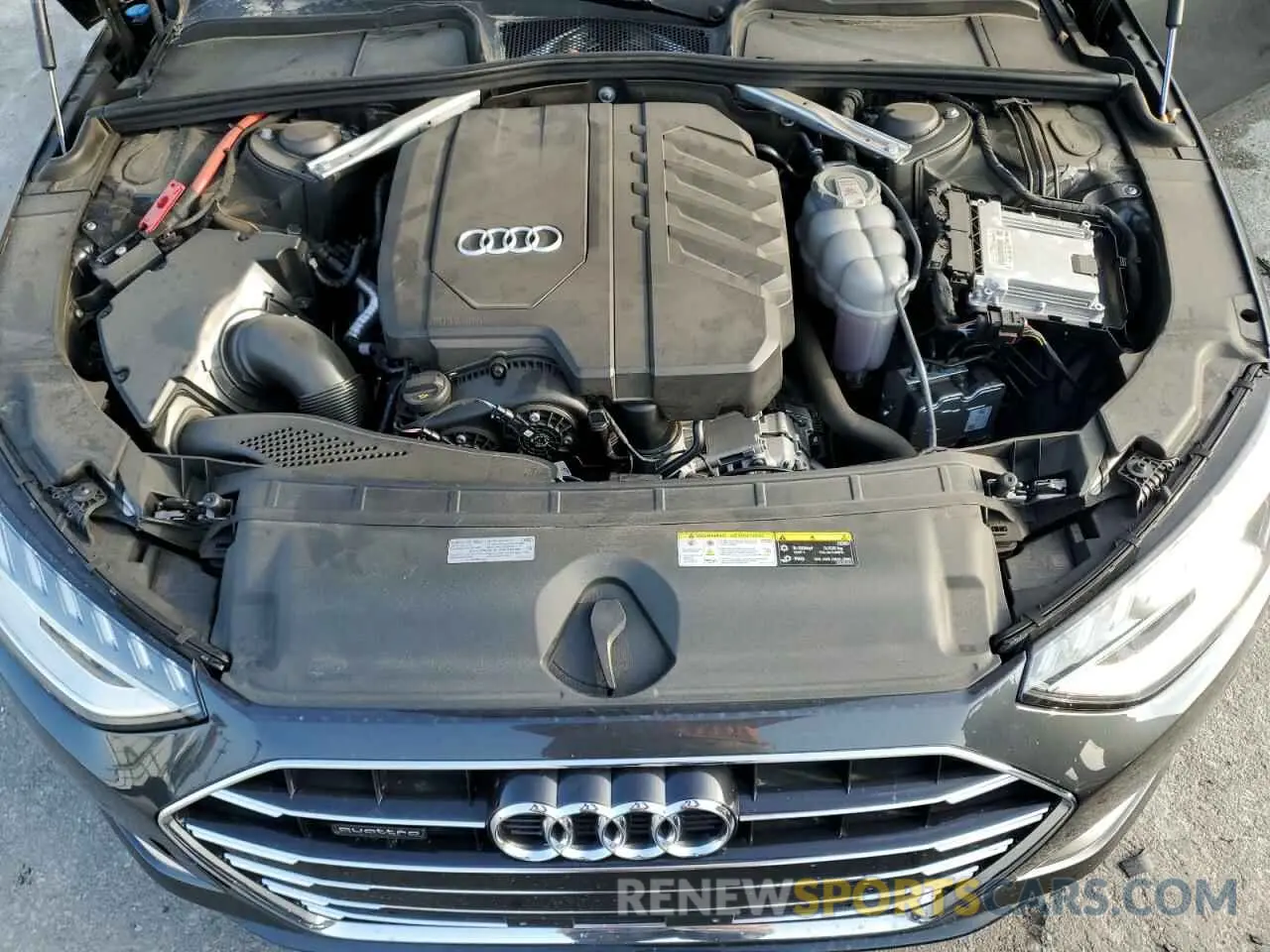 11 fotografías del automóvil dañado WAUABAF40PN020371 AUDI A4 2023
