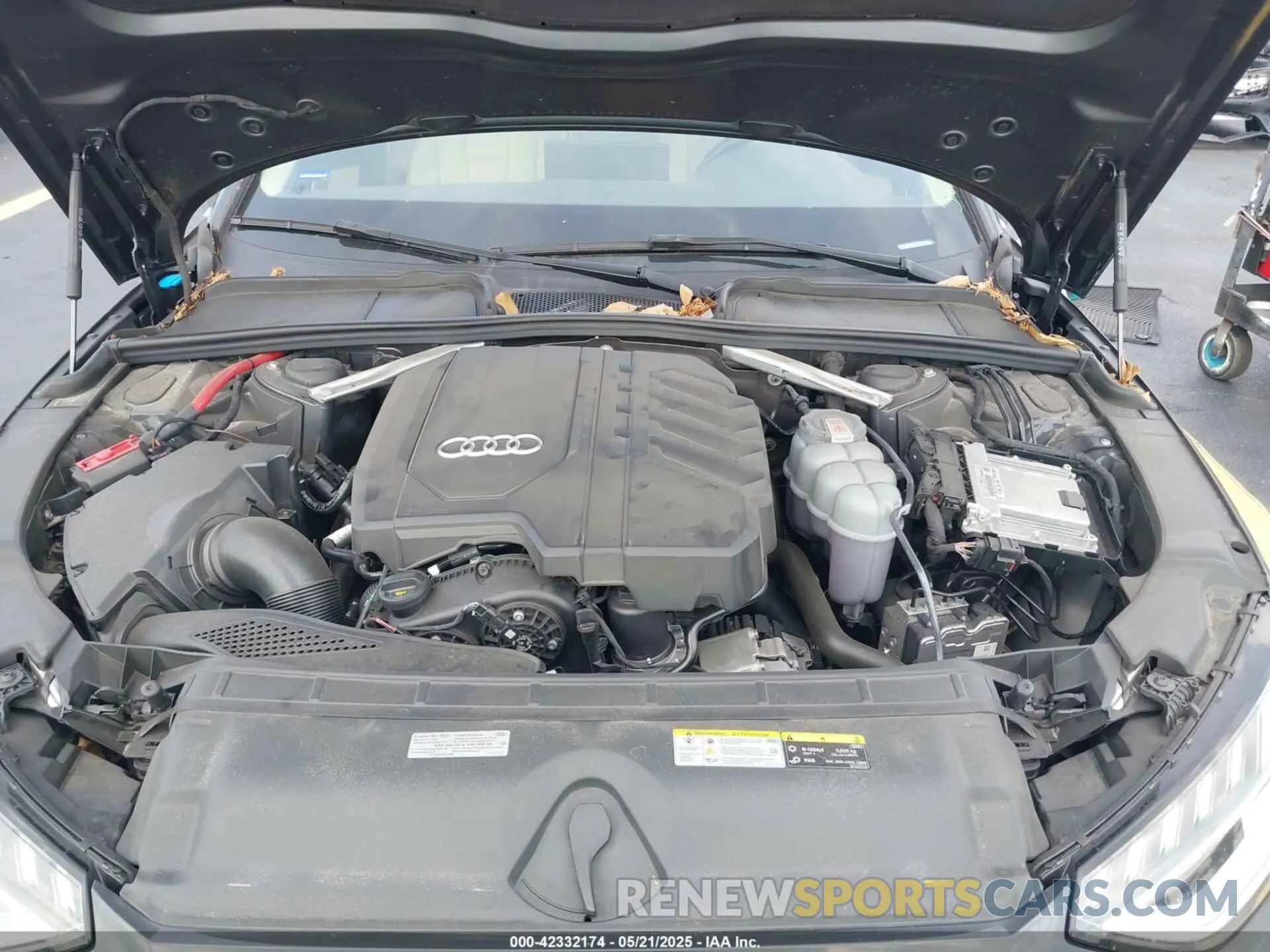 10 fotografías del automóvil dañado WAUABAF44PN004836 AUDI A4 2023