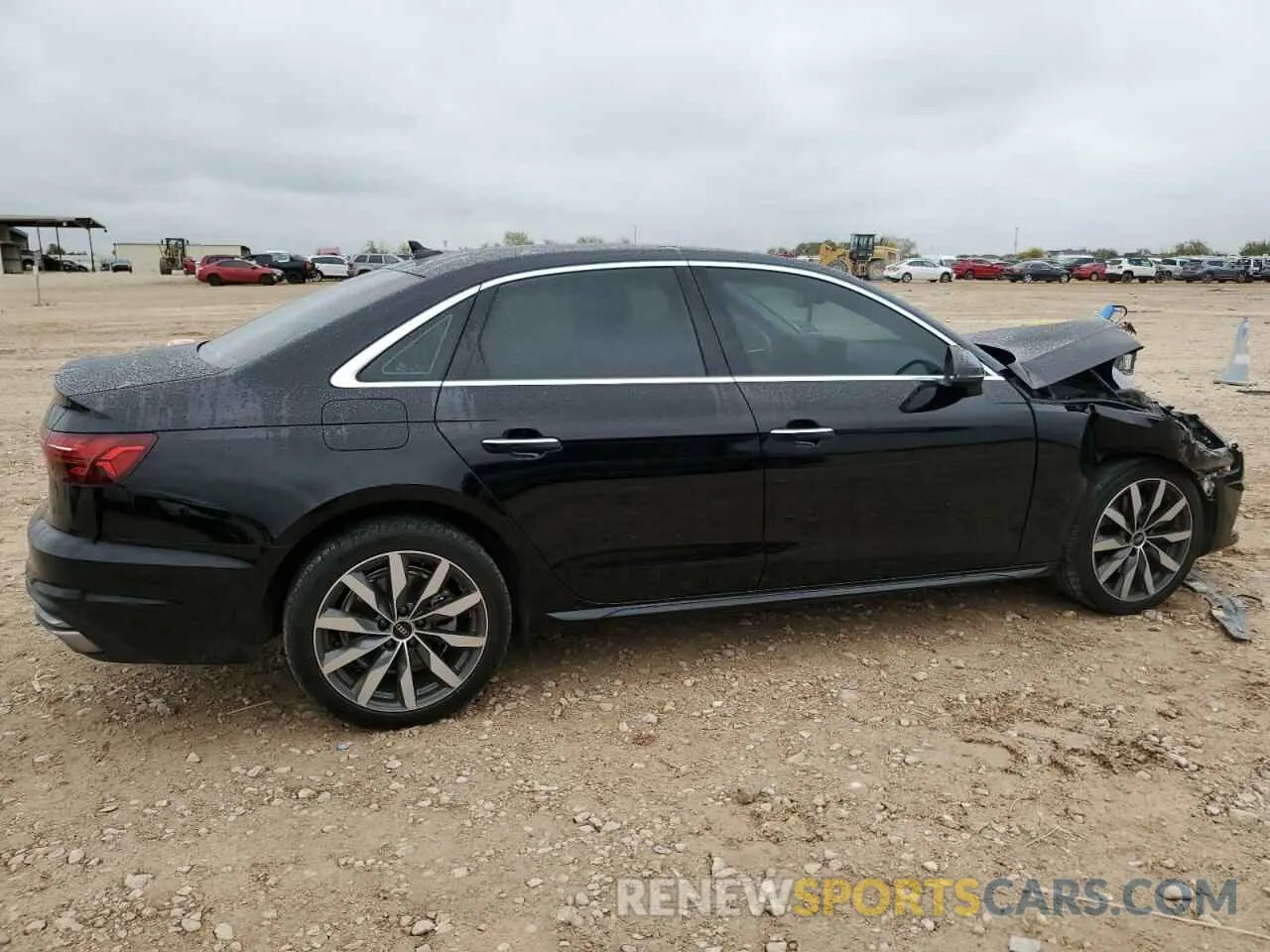 3 fotografías del automóvil dañado WAUABAF44PN014864 AUDI A4 2023