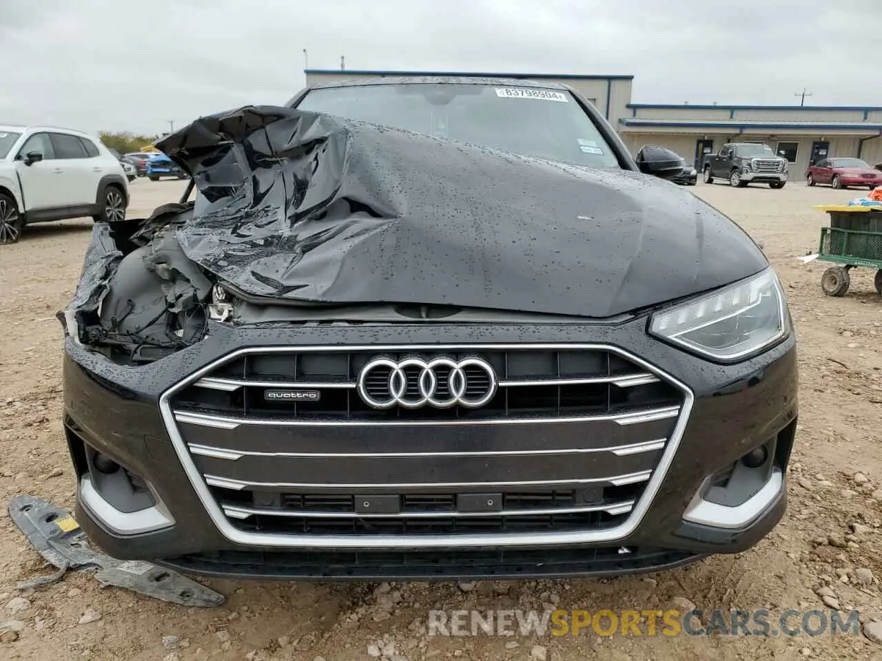 5 fotografías del automóvil dañado WAUABAF44PN014864 AUDI A4 2023