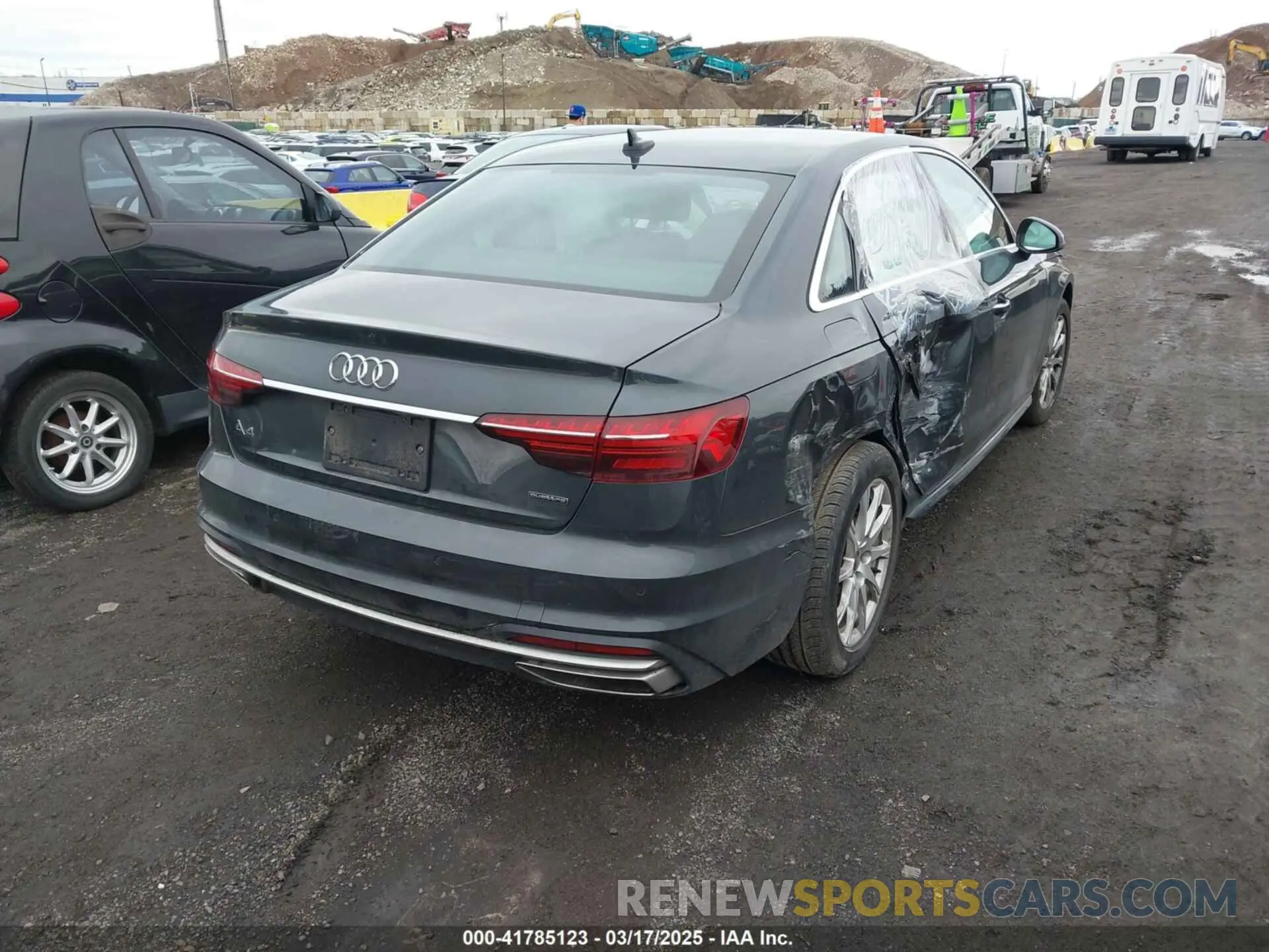 4 fotografías del automóvil dañado WAUABAF46PA021970 AUDI A4 2023