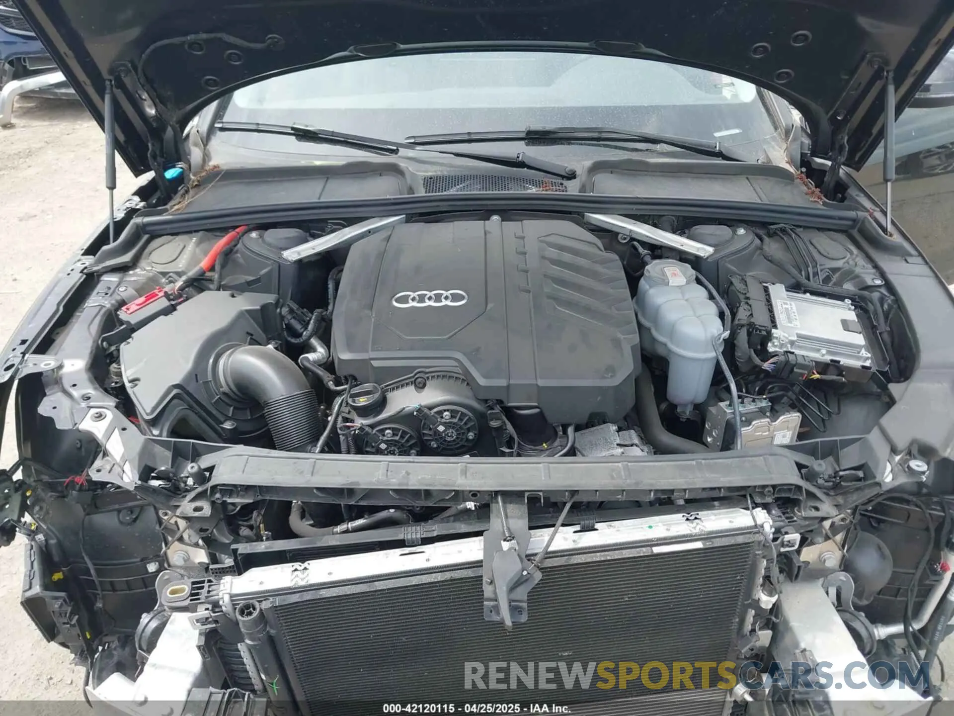 10 fotografías del automóvil dañado WAUABAF47PA033156 AUDI A4 2023