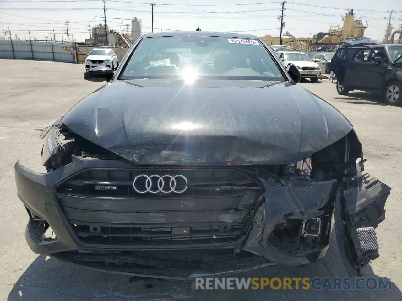 5 fotografías del automóvil dañado WAUBBAF41PN022666 AUDI A4 2023