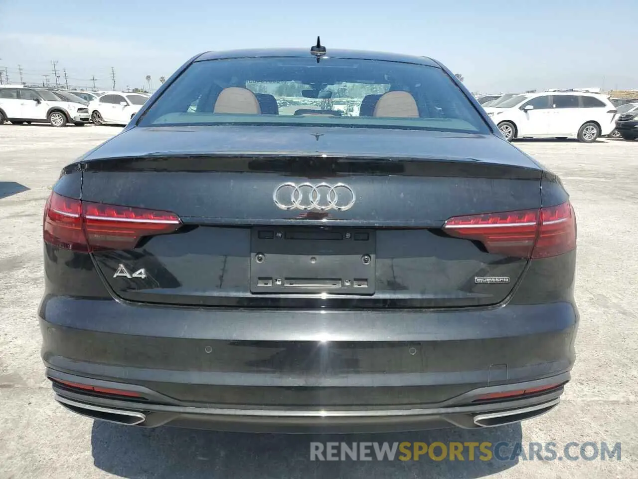 6 fotografías del automóvil dañado WAUBBAF41PN022666 AUDI A4 2023
