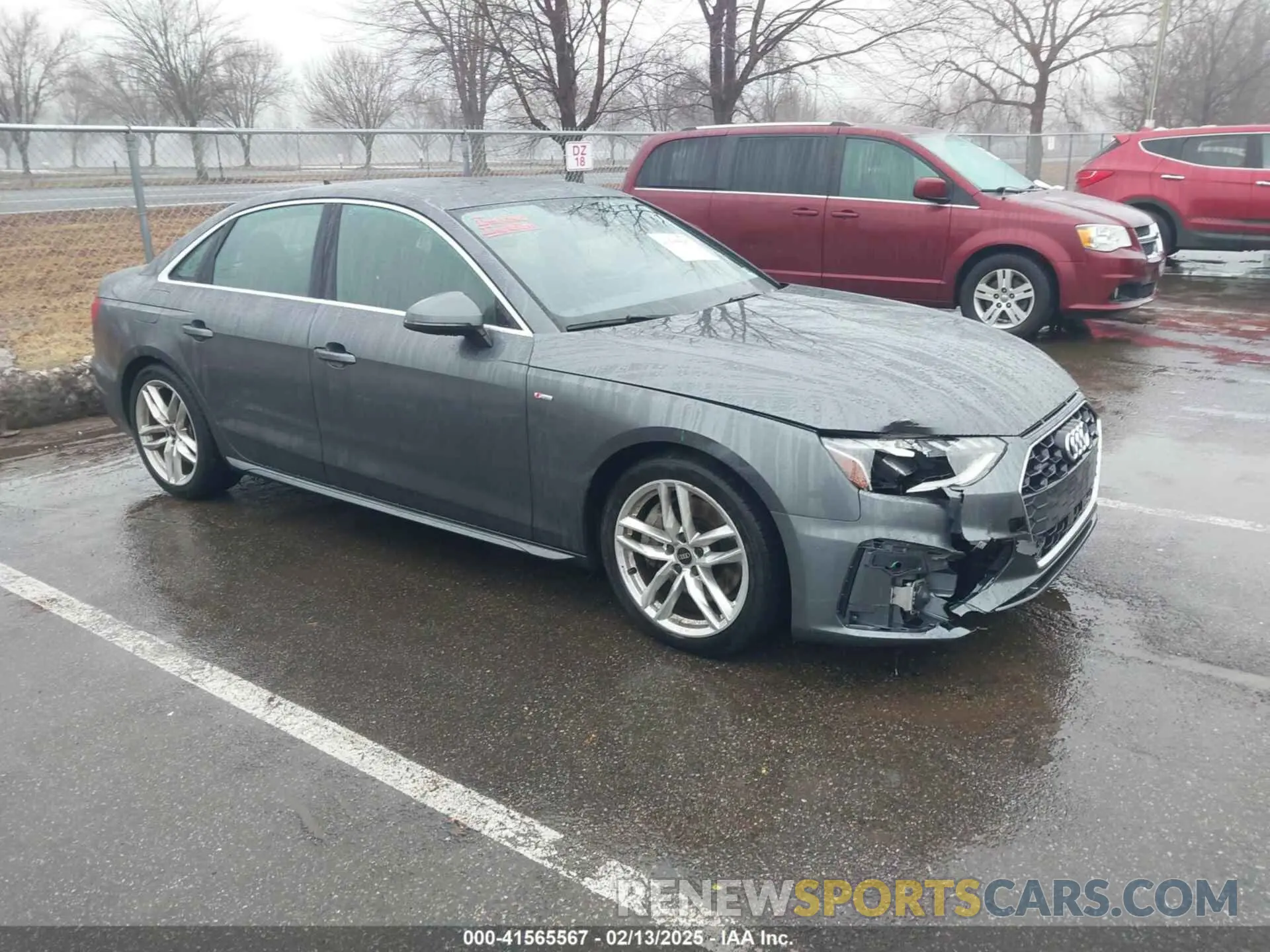 1 fotografías del automóvil dañado WAUDAAF44PN013763 AUDI A4 2023