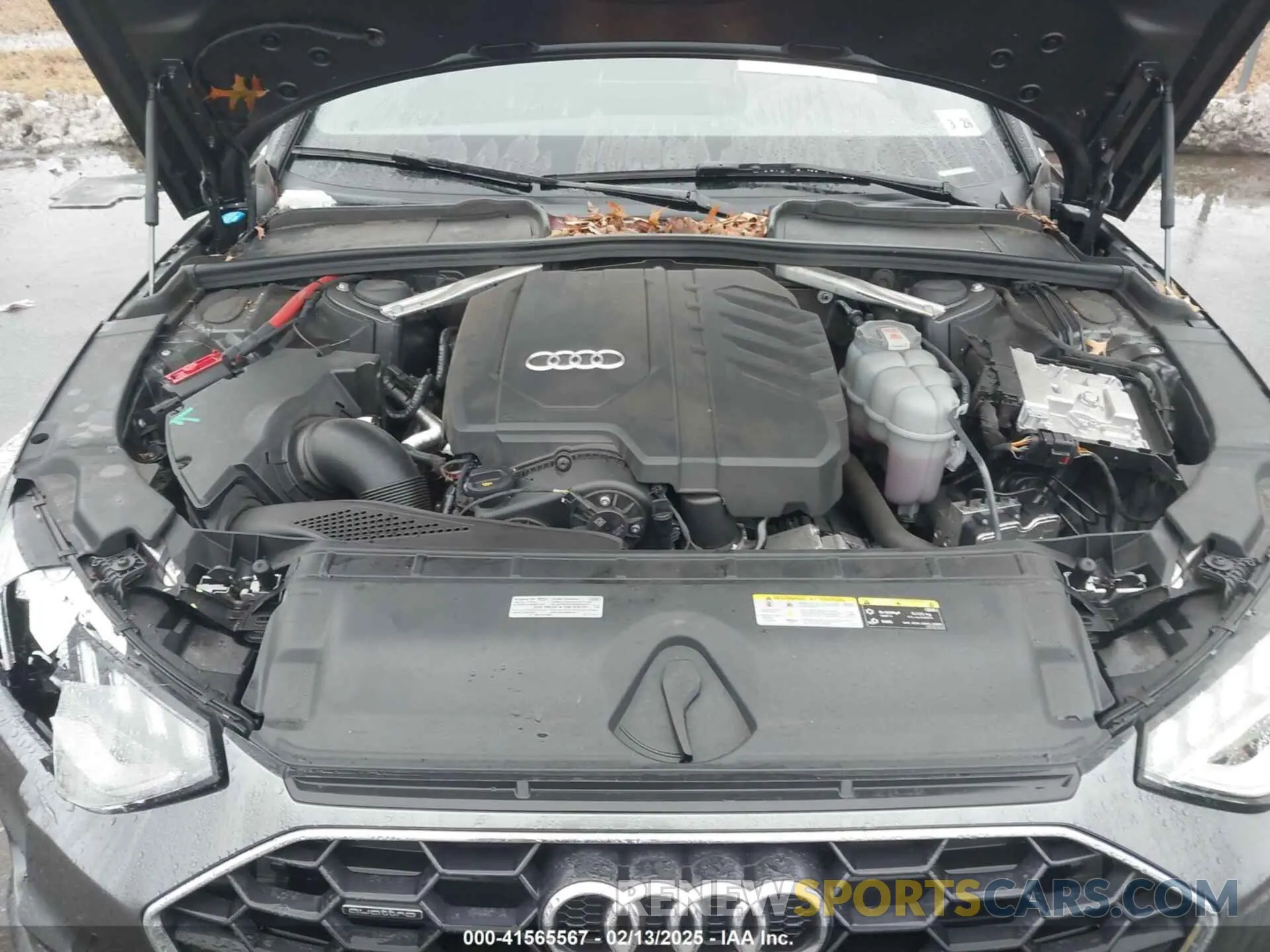 10 fotografías del automóvil dañado WAUDAAF44PN013763 AUDI A4 2023