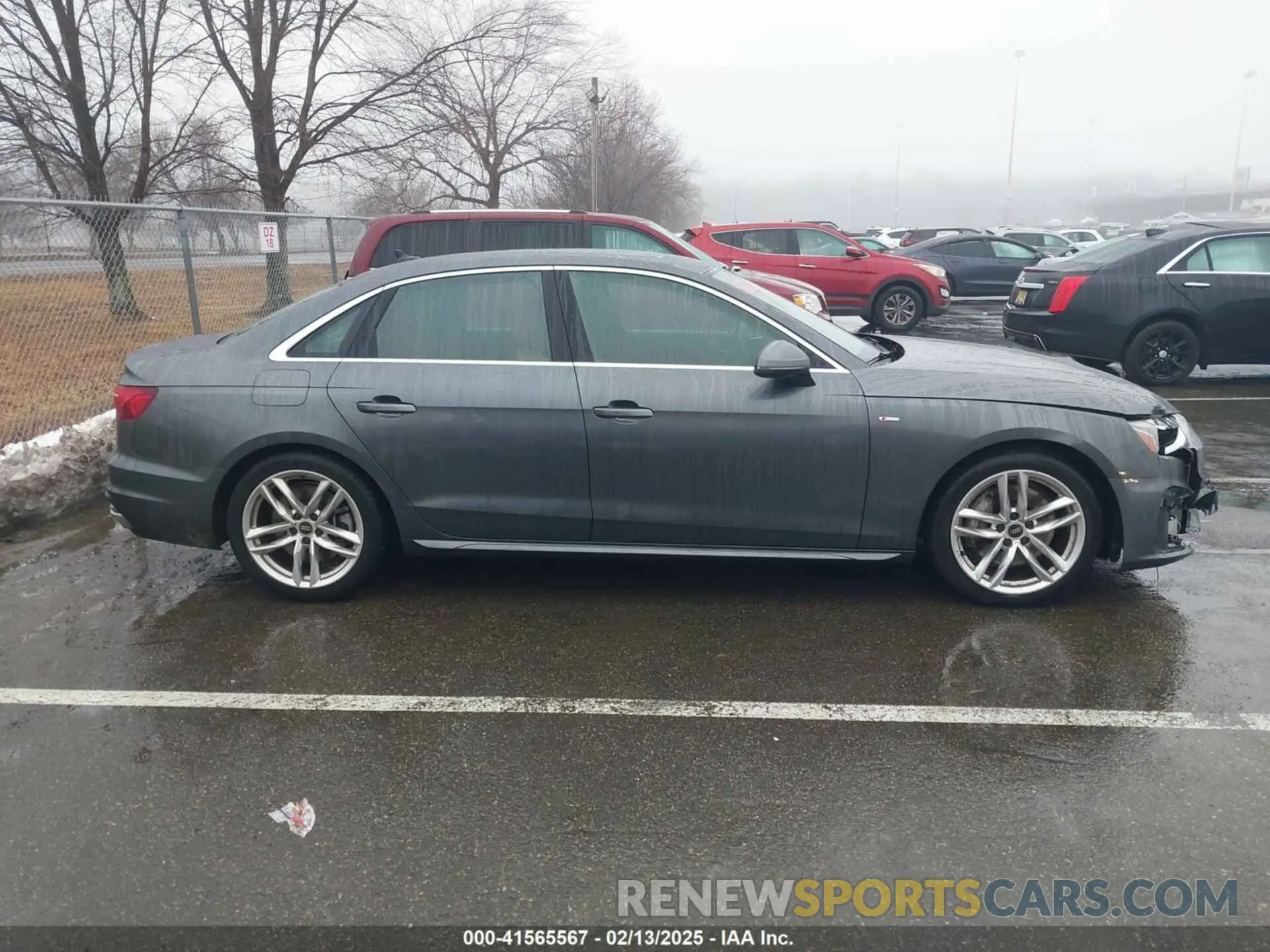 13 fotografías del automóvil dañado WAUDAAF44PN013763 AUDI A4 2023