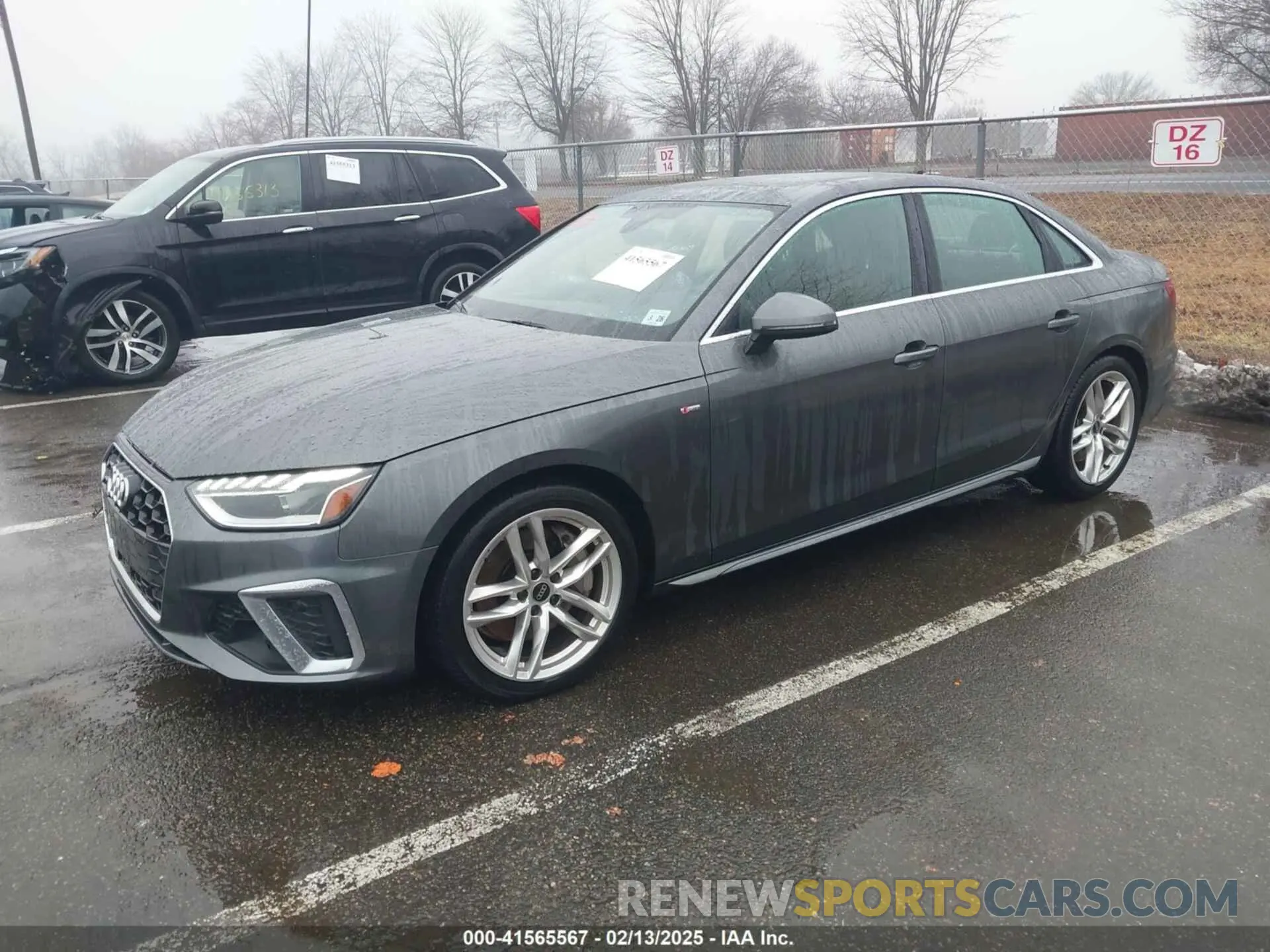 2 fotografías del automóvil dañado WAUDAAF44PN013763 AUDI A4 2023