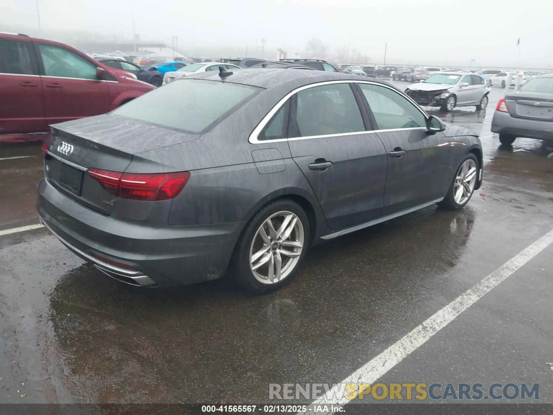 4 fotografías del automóvil dañado WAUDAAF44PN013763 AUDI A4 2023