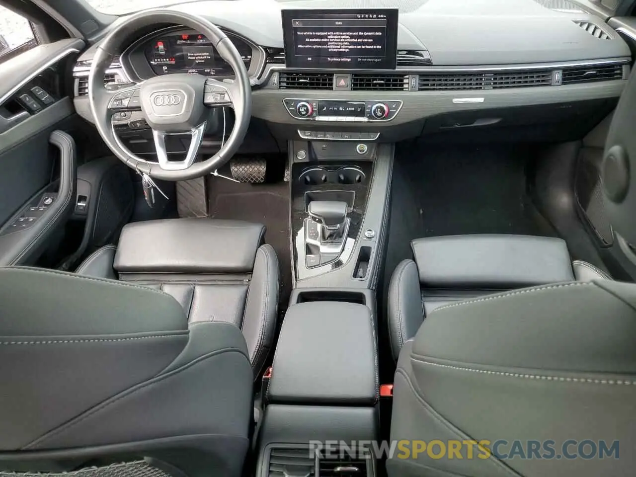 8 fotografías del automóvil dañado WAUEAAF40PN016504 AUDI A4 2023