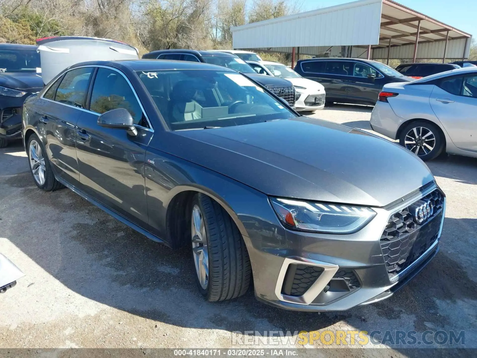 1 fotografías del automóvil dañado WAUEAAF41PN003017 AUDI A4 2023