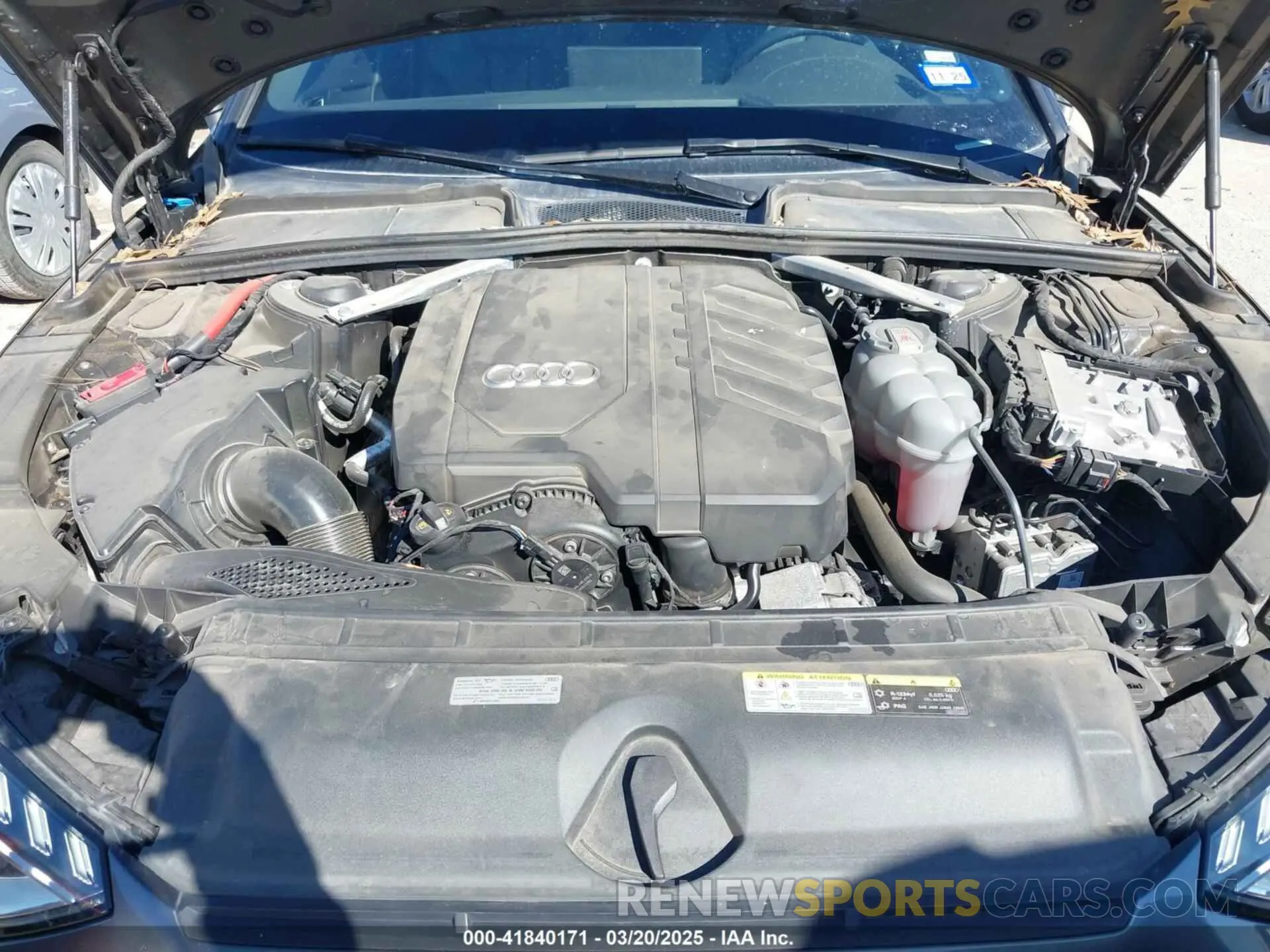 10 fotografías del automóvil dañado WAUEAAF41PN003017 AUDI A4 2023