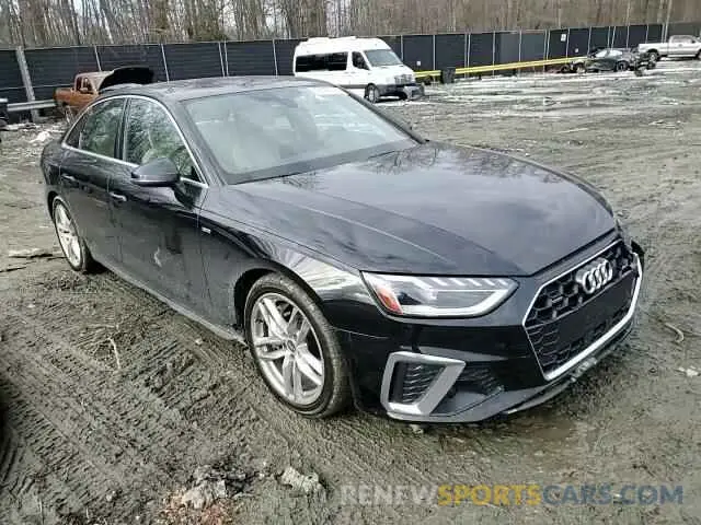 11 fotografías del automóvil dañado WAUEAAF41PN010341 AUDI A4 2023