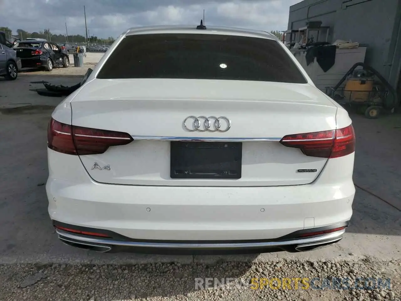 6 fotografías del automóvil dañado WAUEAAF41PN015815 AUDI A4 2023
