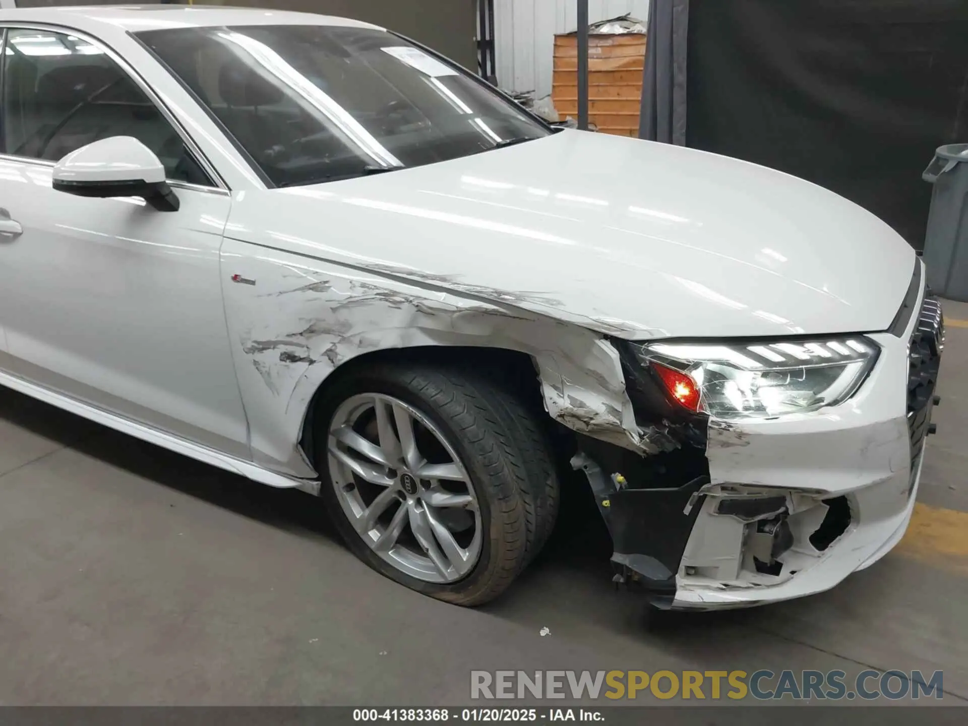 6 fotografías del automóvil dañado WAUEAAF42PN002863 AUDI A4 2023