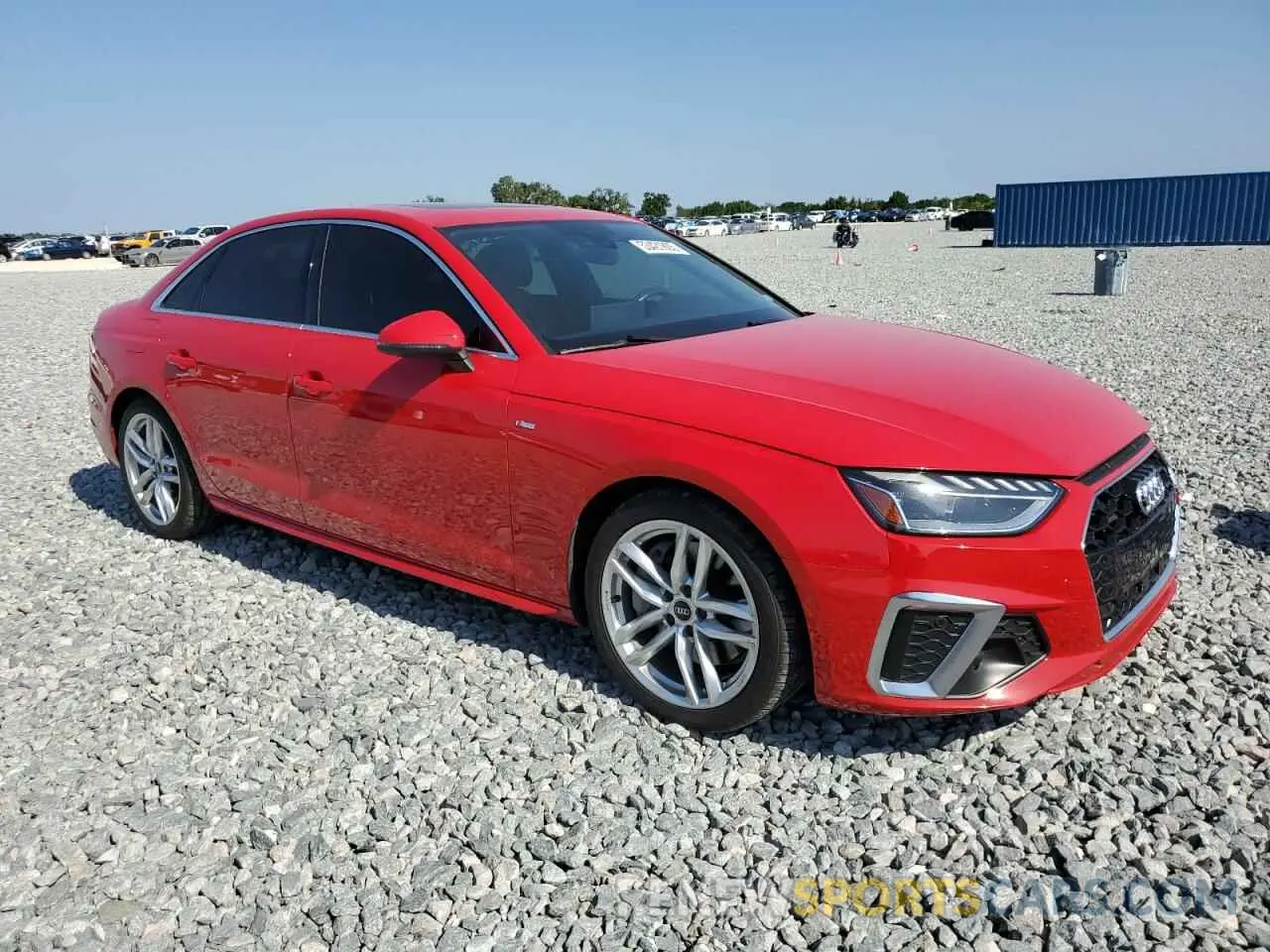 4 fotografías del automóvil dañado WAUEAAF43PN006551 AUDI A4 2023