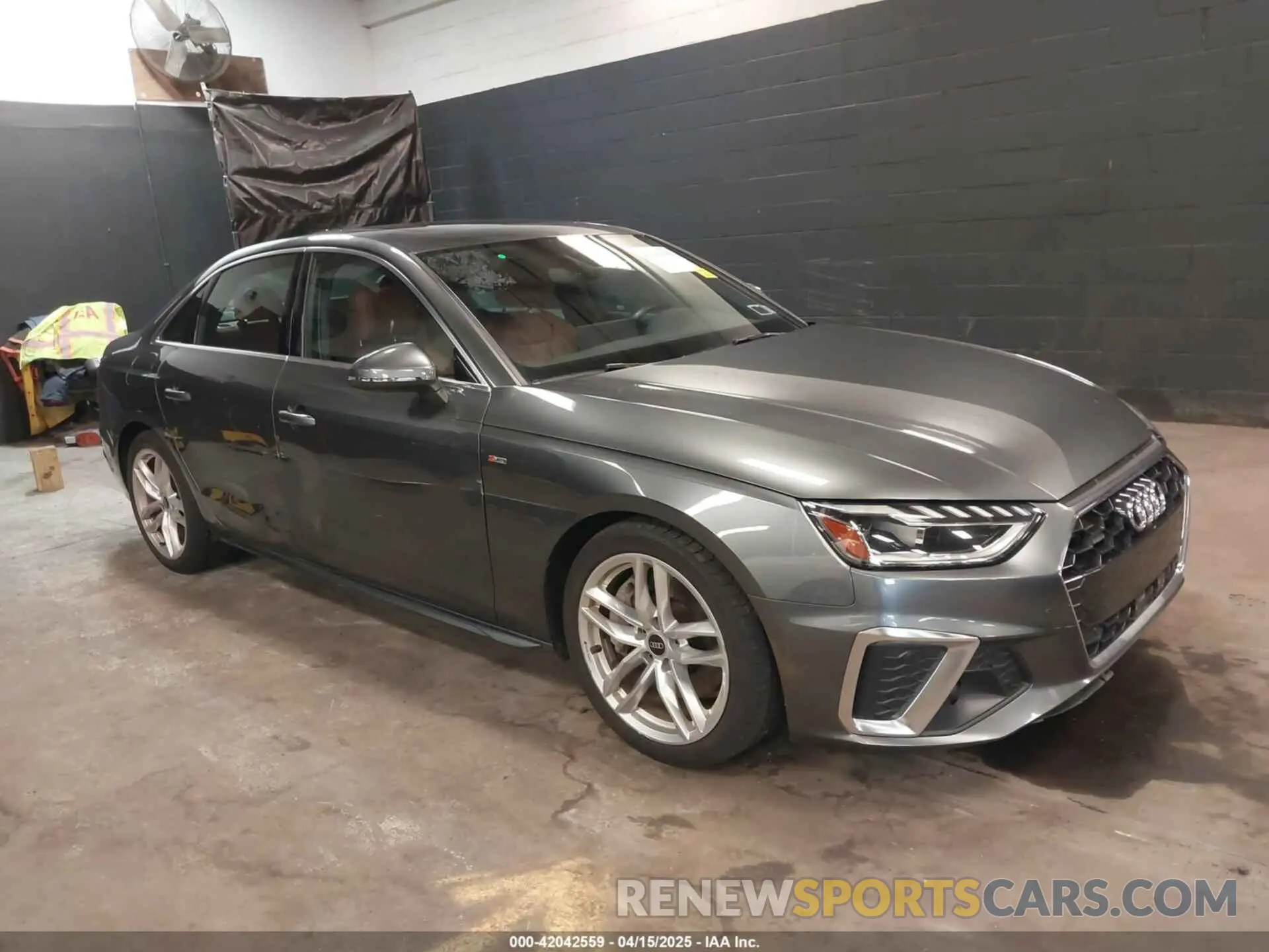 1 fotografías del automóvil dañado WAUEAAF44PA003682 AUDI A4 2023