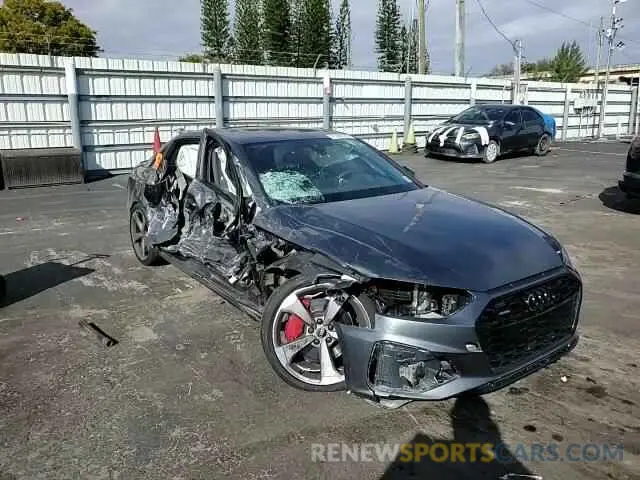 11 fotografías del automóvil dañado WAUEAAF45PA032267 AUDI A4 2023