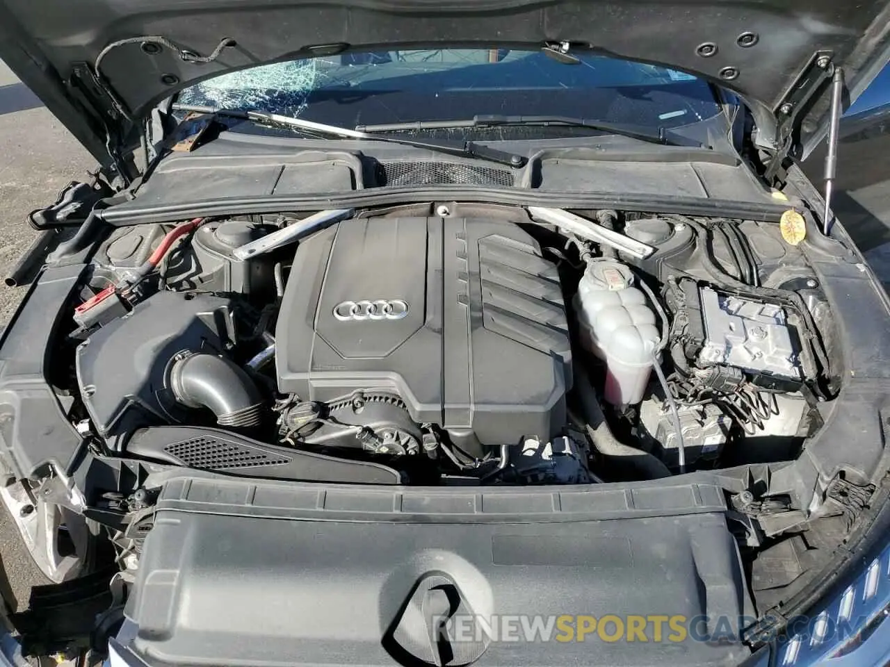 12 fotografías del automóvil dañado WAUEAAF45PA032267 AUDI A4 2023