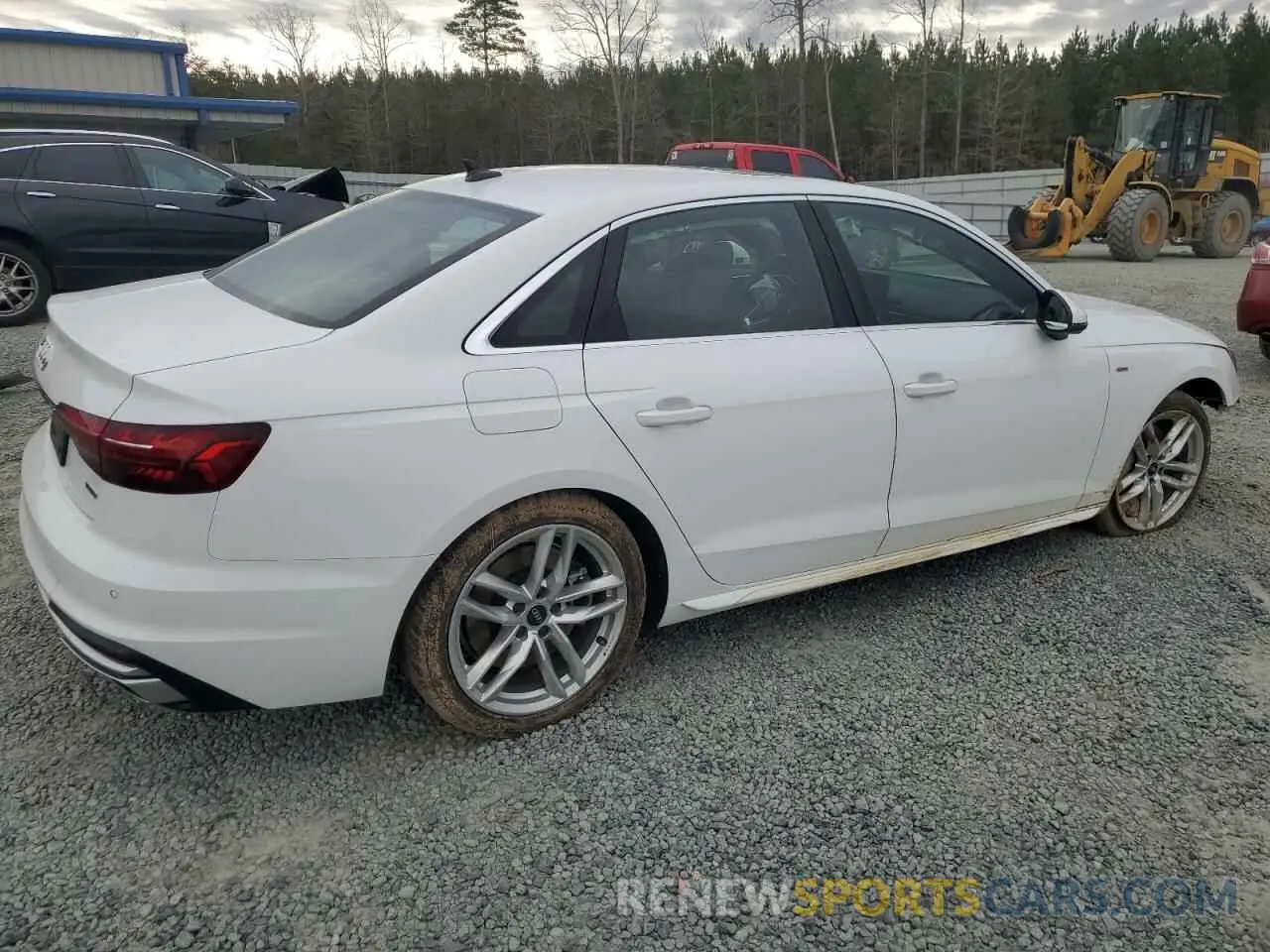 3 fotografías del automóvil dañado WAUEAAF45PN002808 AUDI A4 2023