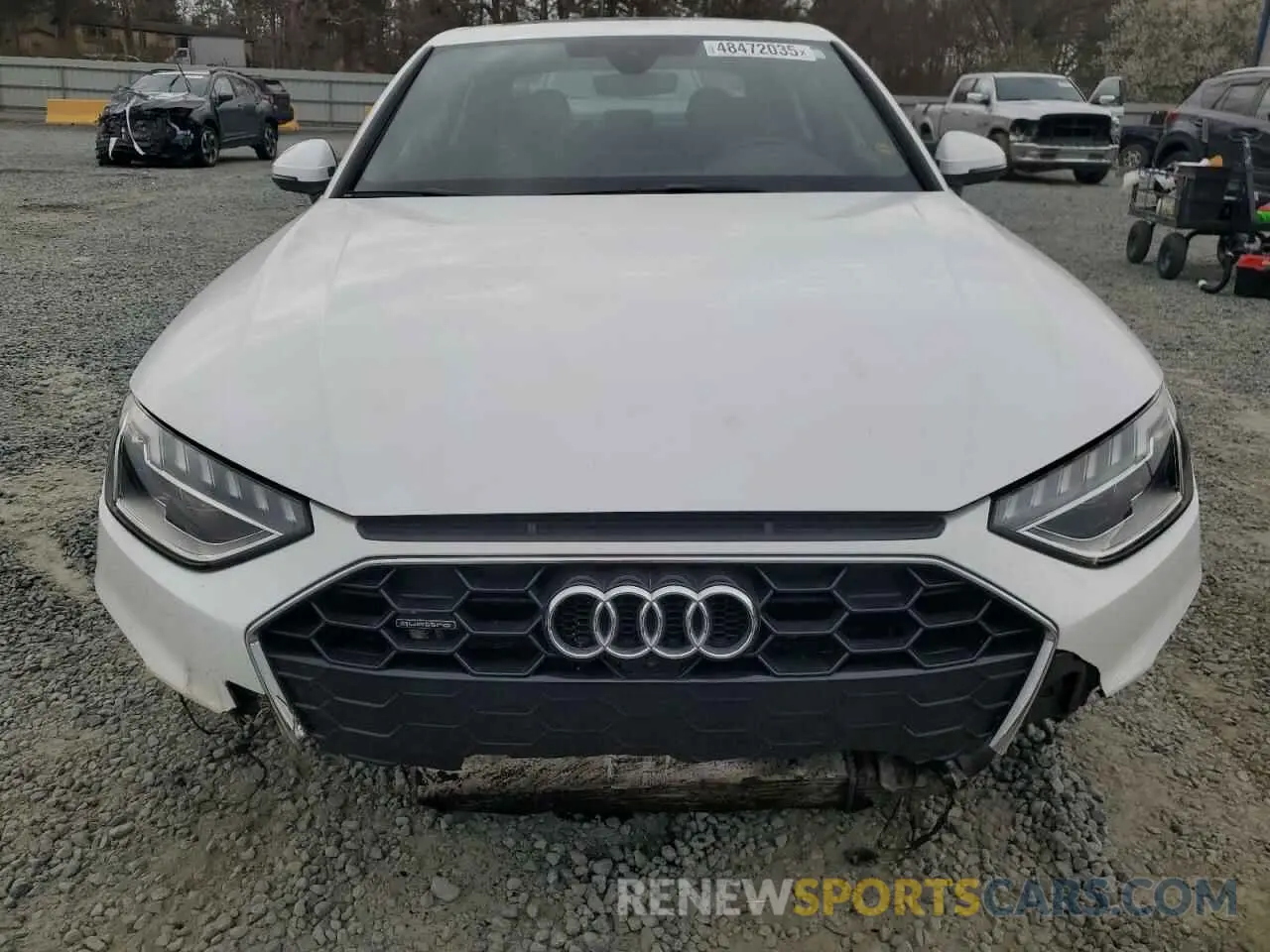 5 fotografías del automóvil dañado WAUEAAF45PN002808 AUDI A4 2023