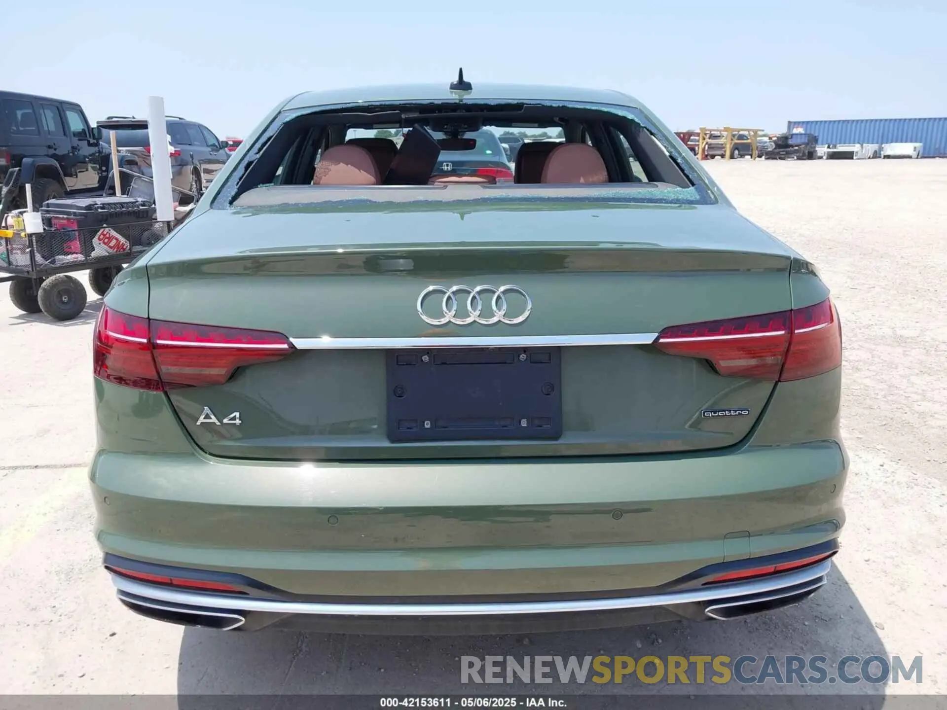 16 fotografías del automóvil dañado WAUEAAF45PN006549 AUDI A4 2023