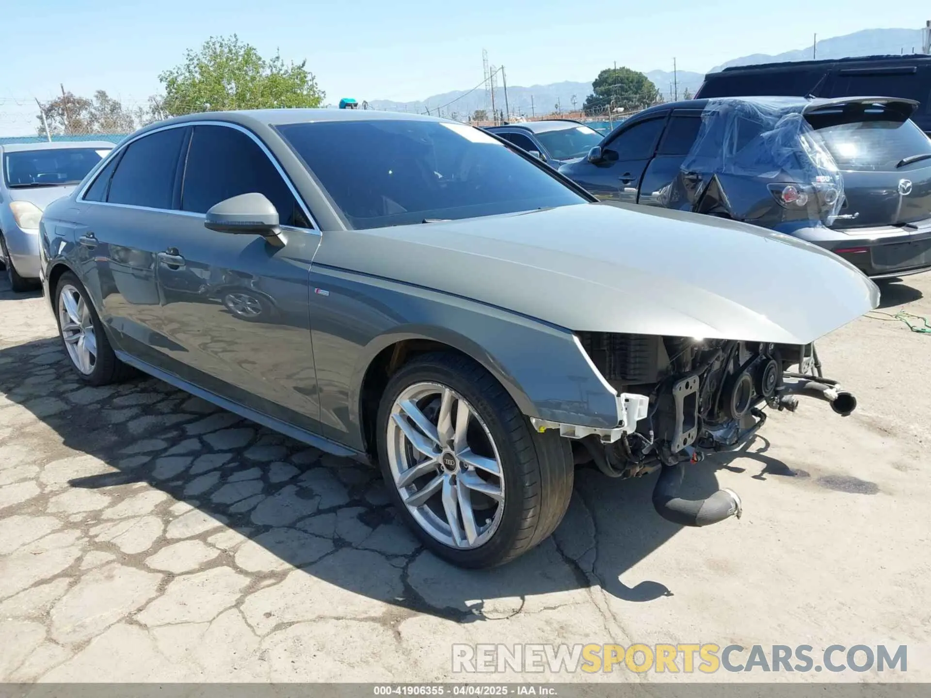 1 fotografías del automóvil dañado WAUEAAF45PN007135 AUDI A4 2023