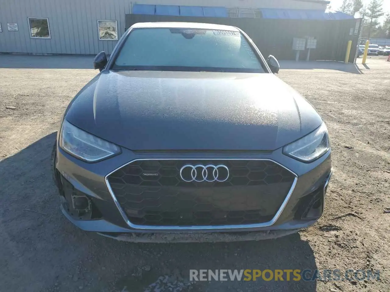 5 fotografías del automóvil dañado WAUEAAF45PN011623 AUDI A4 2023