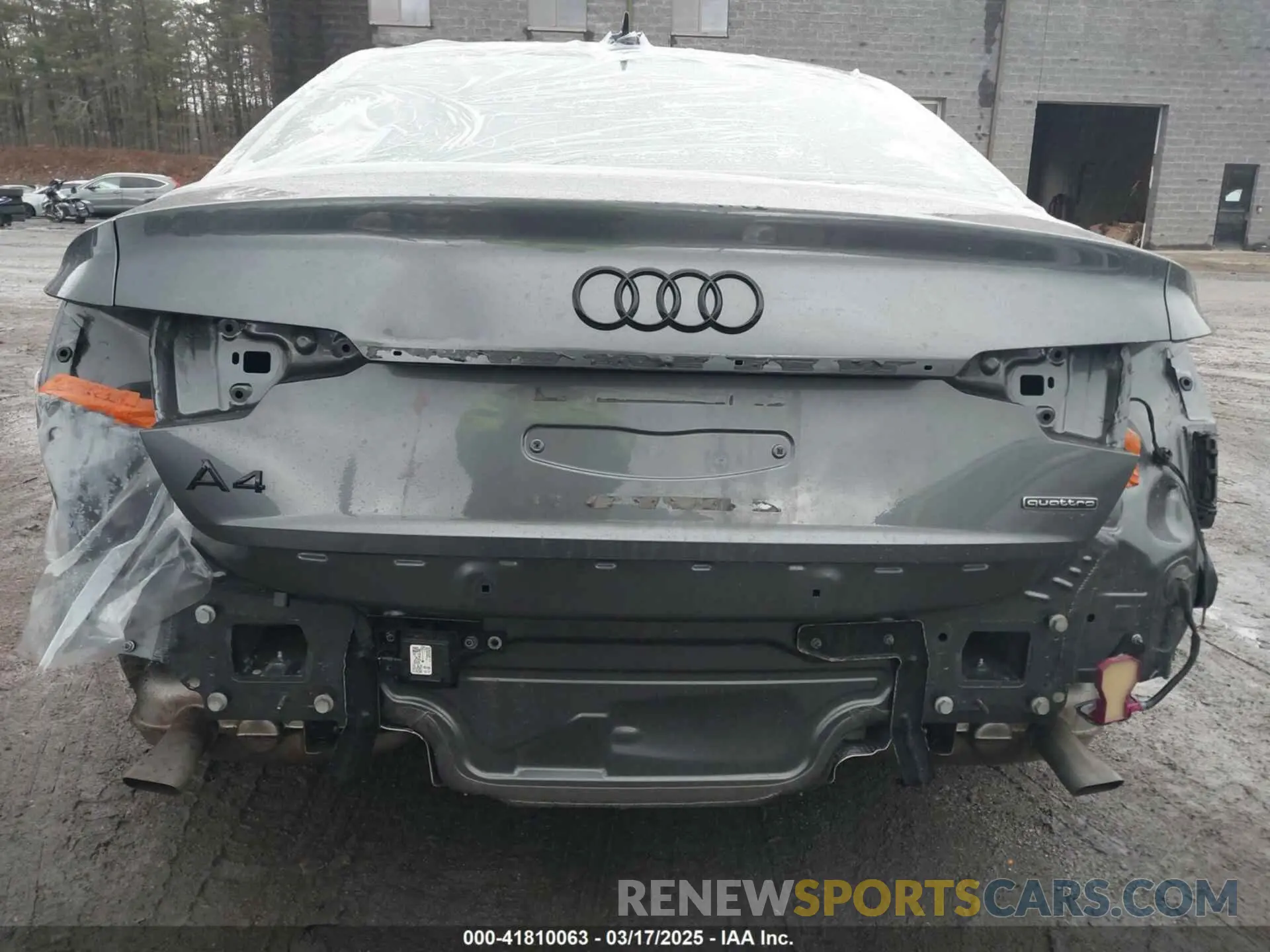 6 fotografías del automóvil dañado WAUEAAF47PA008598 AUDI A4 2023