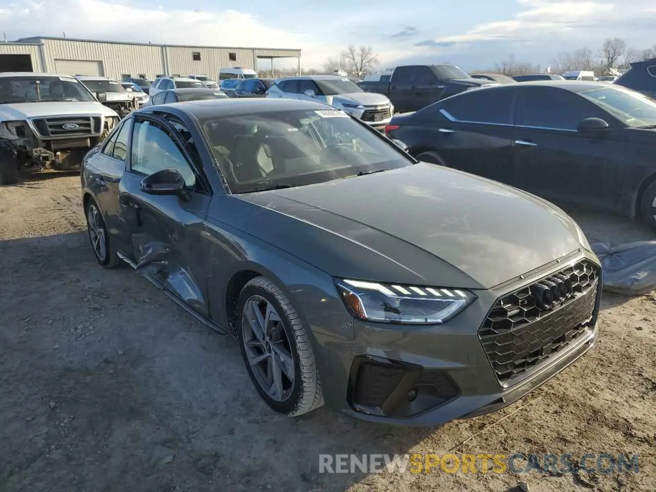 4 fotografías del automóvil dañado WAUEAAF47PA013459 AUDI A4 2023