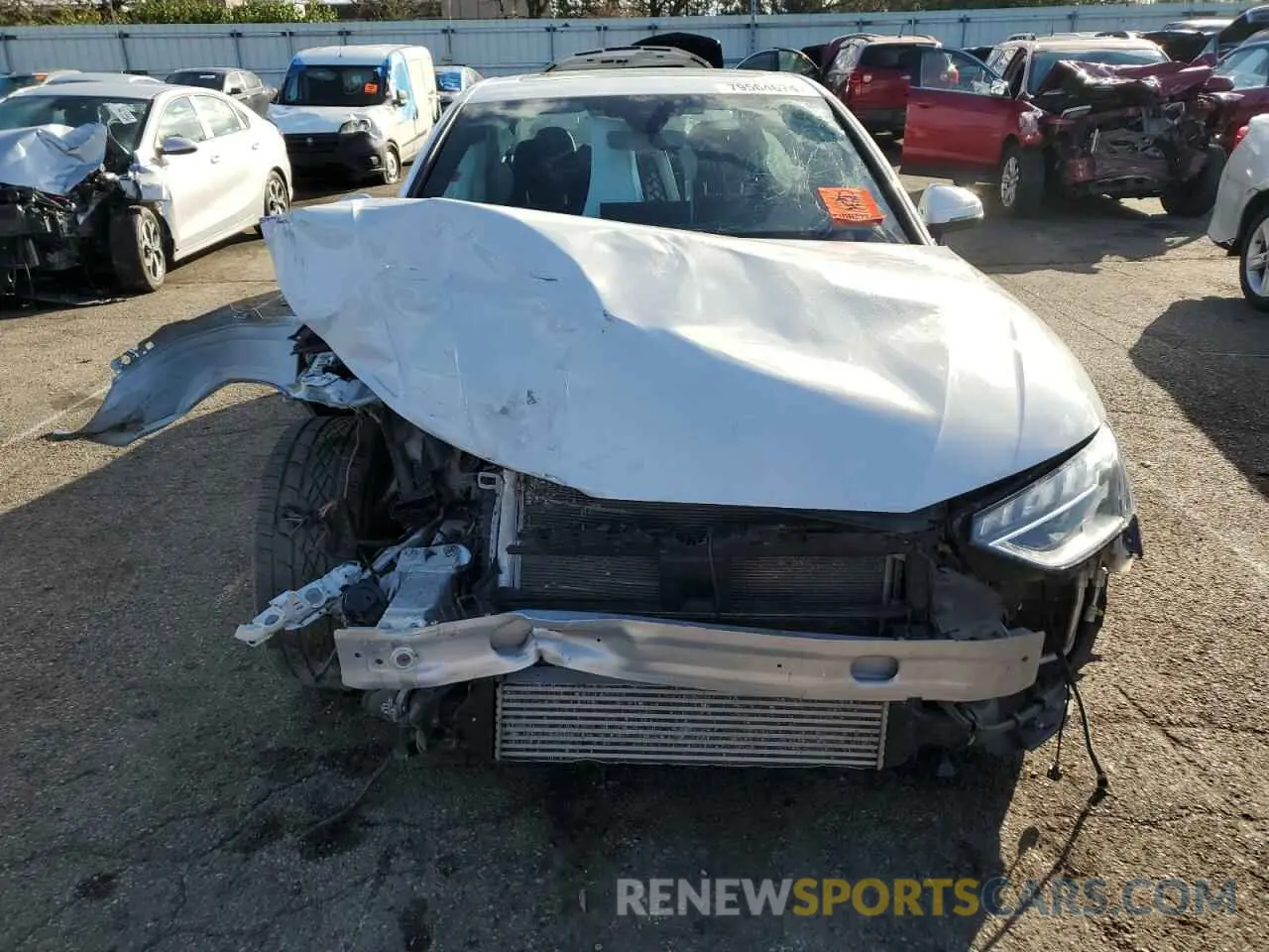 5 fotografías del automóvil dañado WAUEAAF47PN009372 AUDI A4 2023