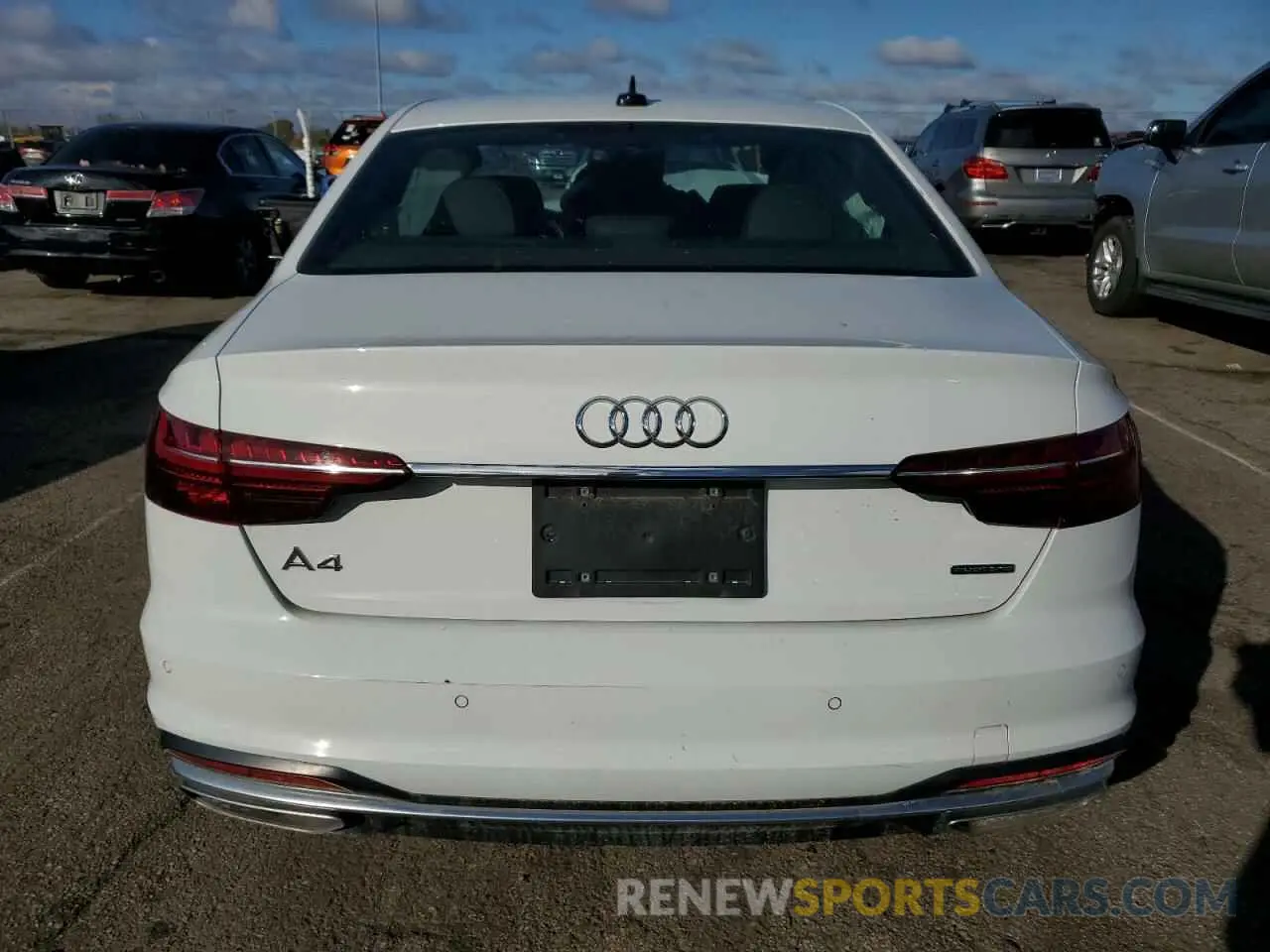 6 fotografías del automóvil dañado WAUEAAF47PN009372 AUDI A4 2023