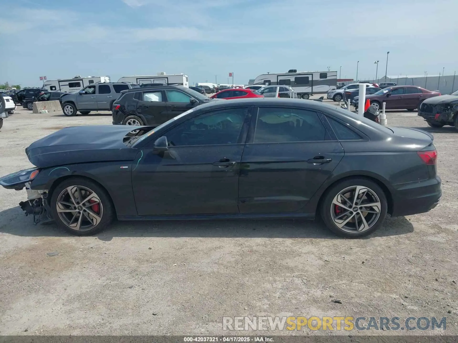 15 fotografías del automóvil dañado WAUEAAF48PA009002 AUDI A4 2023