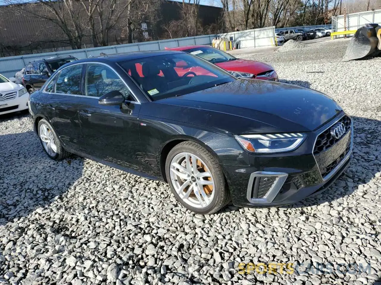 4 fotografías del automóvil dañado WAUEAAF48PN001846 AUDI A4 2023