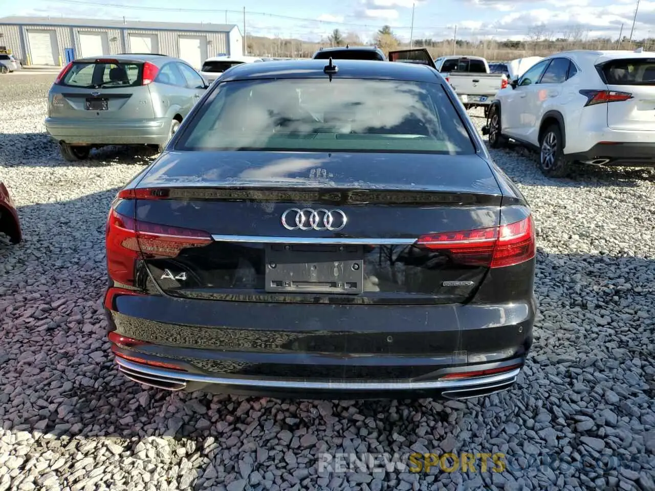6 fotografías del automóvil dañado WAUEAAF48PN001846 AUDI A4 2023