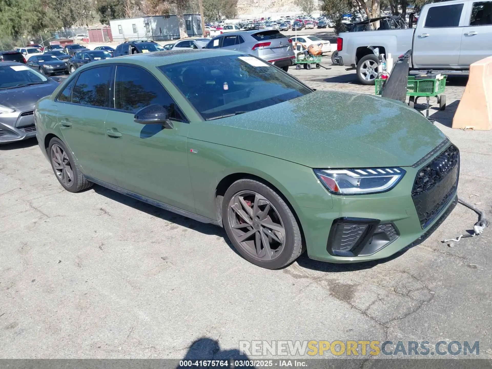 1 fotografías del automóvil dañado WAUEAAF48PN022647 AUDI A4 2023