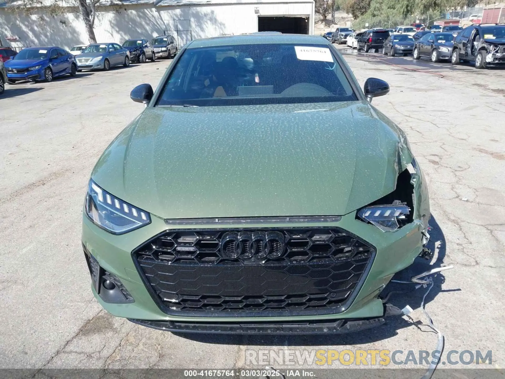 12 fotografías del automóvil dañado WAUEAAF48PN022647 AUDI A4 2023