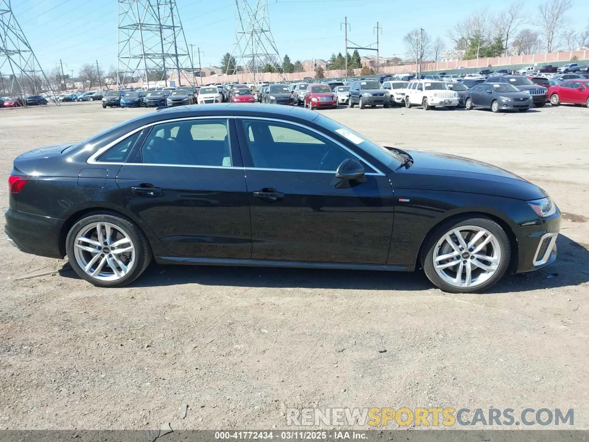 14 fotografías del automóvil dañado WAUEAAF49PA001586 AUDI A4 2023