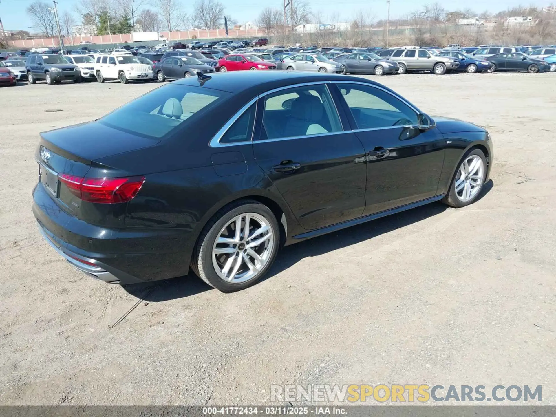4 fotografías del automóvil dañado WAUEAAF49PA001586 AUDI A4 2023