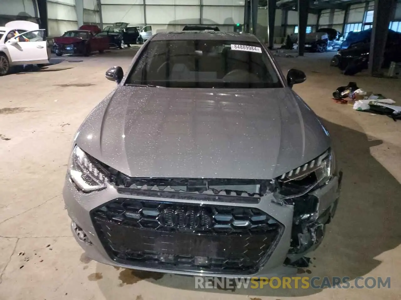 5 fotografías del automóvil dañado WAUEAAF49PA022390 AUDI A4 2023