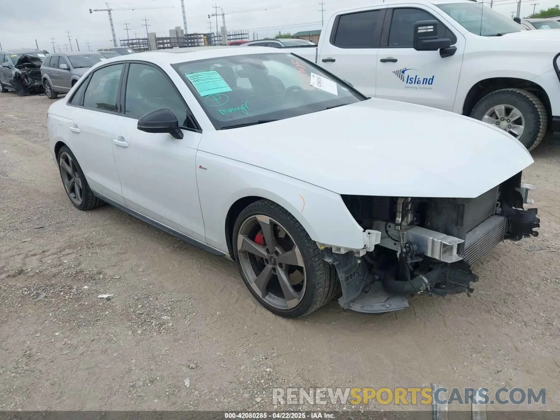 1 fotografías del automóvil dañado WAUEAAF49PA060122 AUDI A4 2023