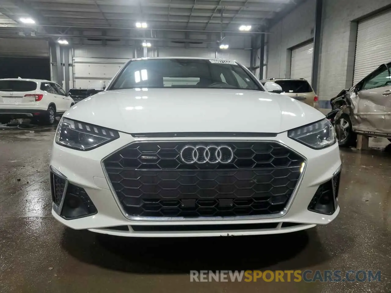 5 fotografías del automóvil dañado WAUEAAF49PN006909 AUDI A4 2023