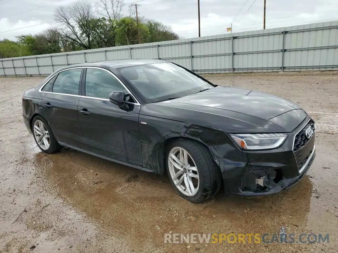 4 fotografías del automóvil dañado WAUEAAF49PN007042 AUDI A4 2023