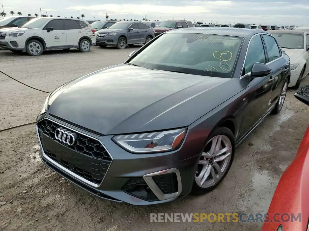1 fotografías del automóvil dañado WAUEAAF49PN014301 AUDI A4 2023