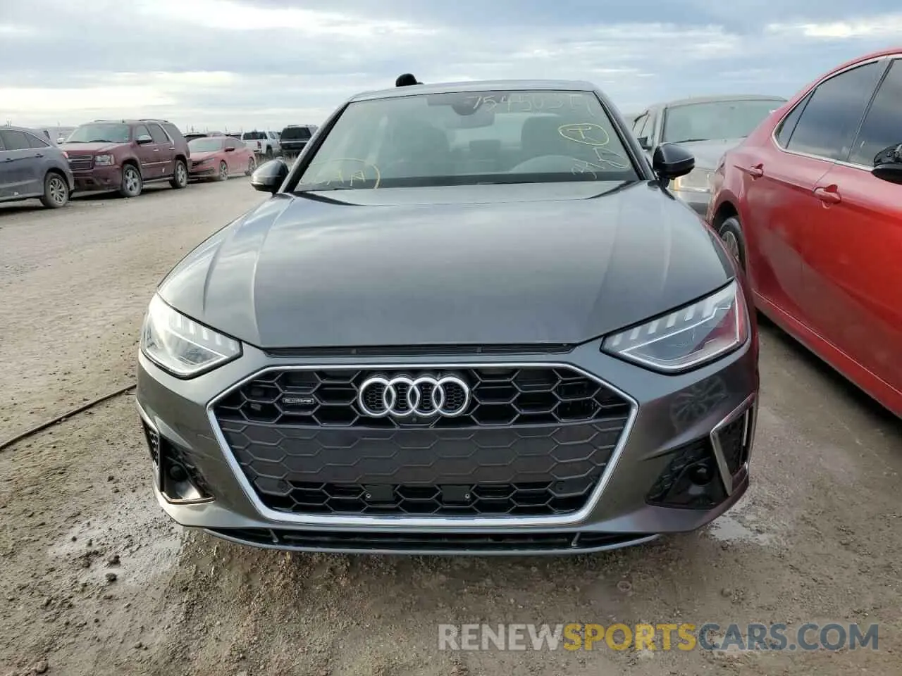 5 fotografías del automóvil dañado WAUEAAF49PN014301 AUDI A4 2023