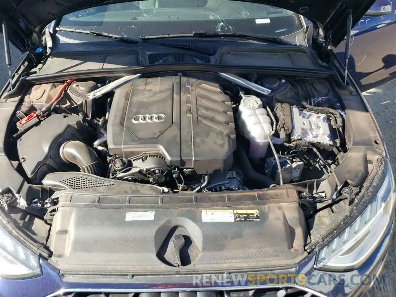 11 fotografías del automóvil dañado WAUEAAF49PN020891 AUDI A4 2023
