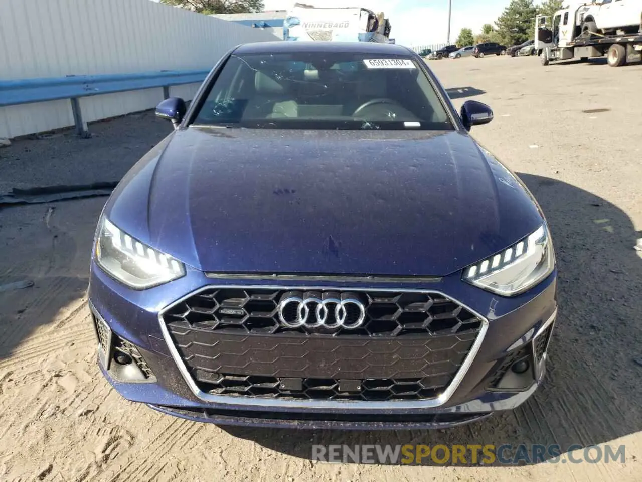 5 fotografías del automóvil dañado WAUEAAF49PN020891 AUDI A4 2023