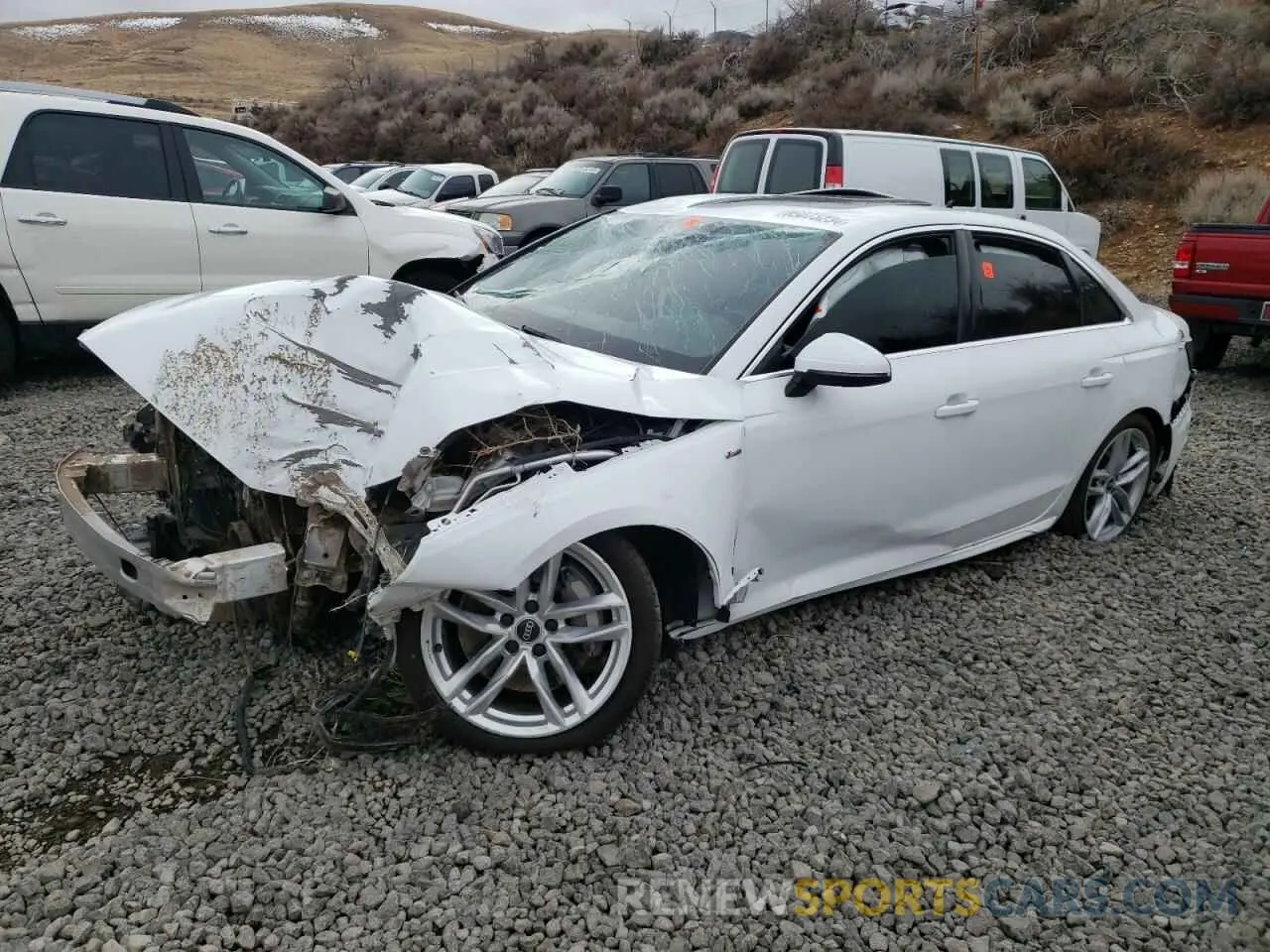 1 fotografías del automóvil dañado WAUEAAF4XPA020079 AUDI A4 2023